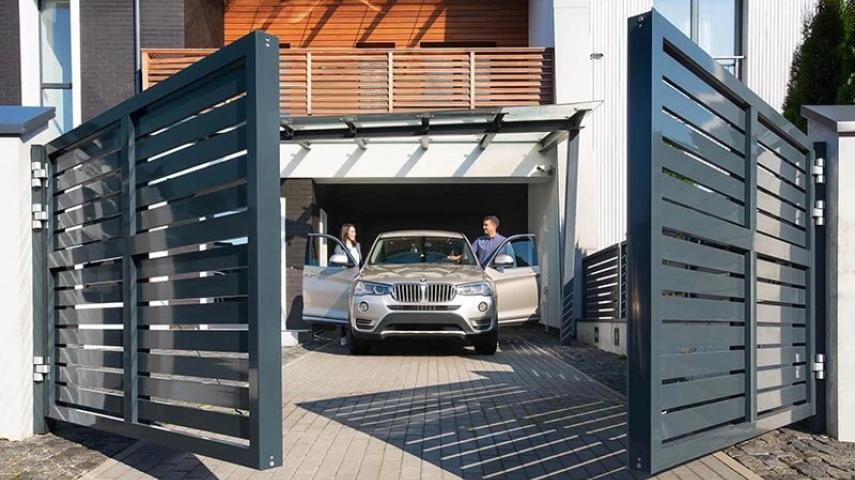 распашные ворота в Новокубанске