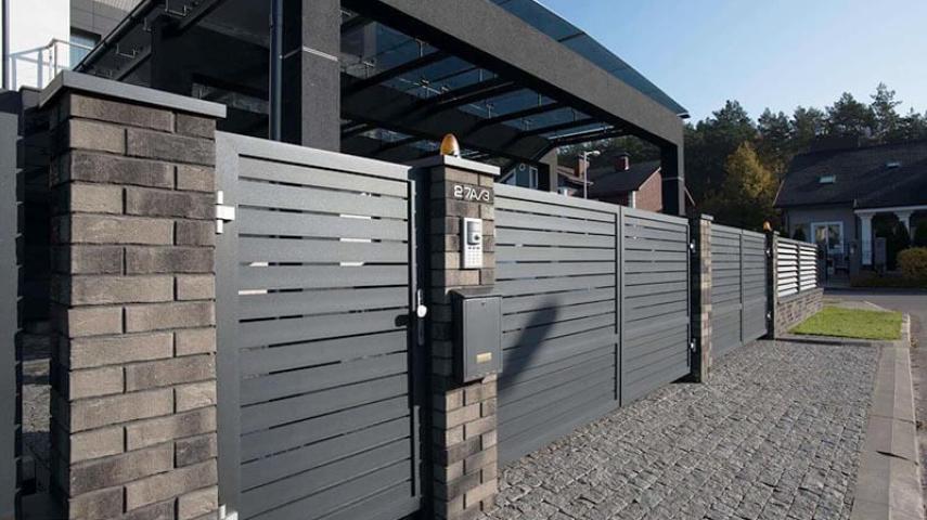 въездные ворота в Новокубанске